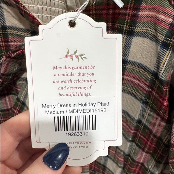 IVY CITY CO Merry Dress-holiday plaid - Picture 3 of 3